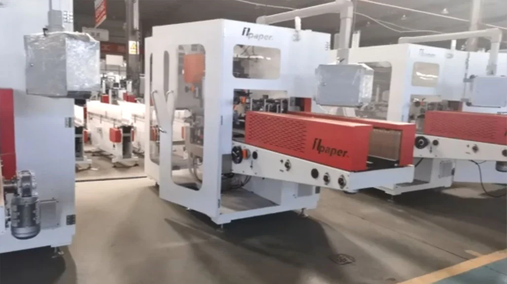 Soft Drawn Facial Tissue Wrapping Machine