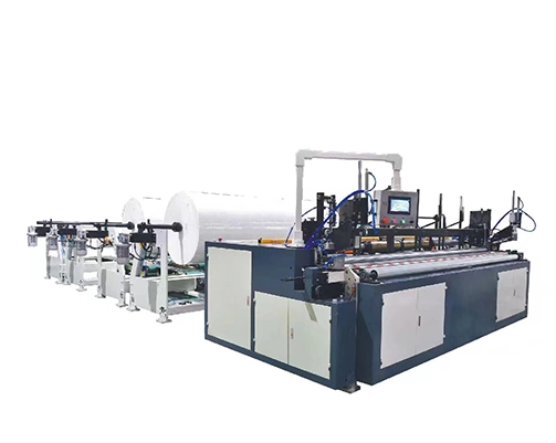 Full Automatic Toilet Roll Rewinding Machine OPZE-FJ-E 3000